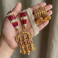 Shree Ram Darbar Pearl Beaded Long Haram  Set – Premium Collection