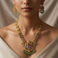 Royal Navratna Kundan Pendant Set – Premium Collection