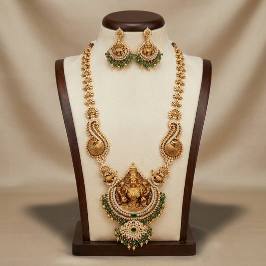 Mahalakshmi Royal Temple Haar Set – Premium Bridal Collection