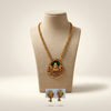 Shree Lakshmi Antique Beaded Pendant Set – Premium Collection