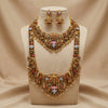 Shree Ganesh Pearl Temple Necklace Set